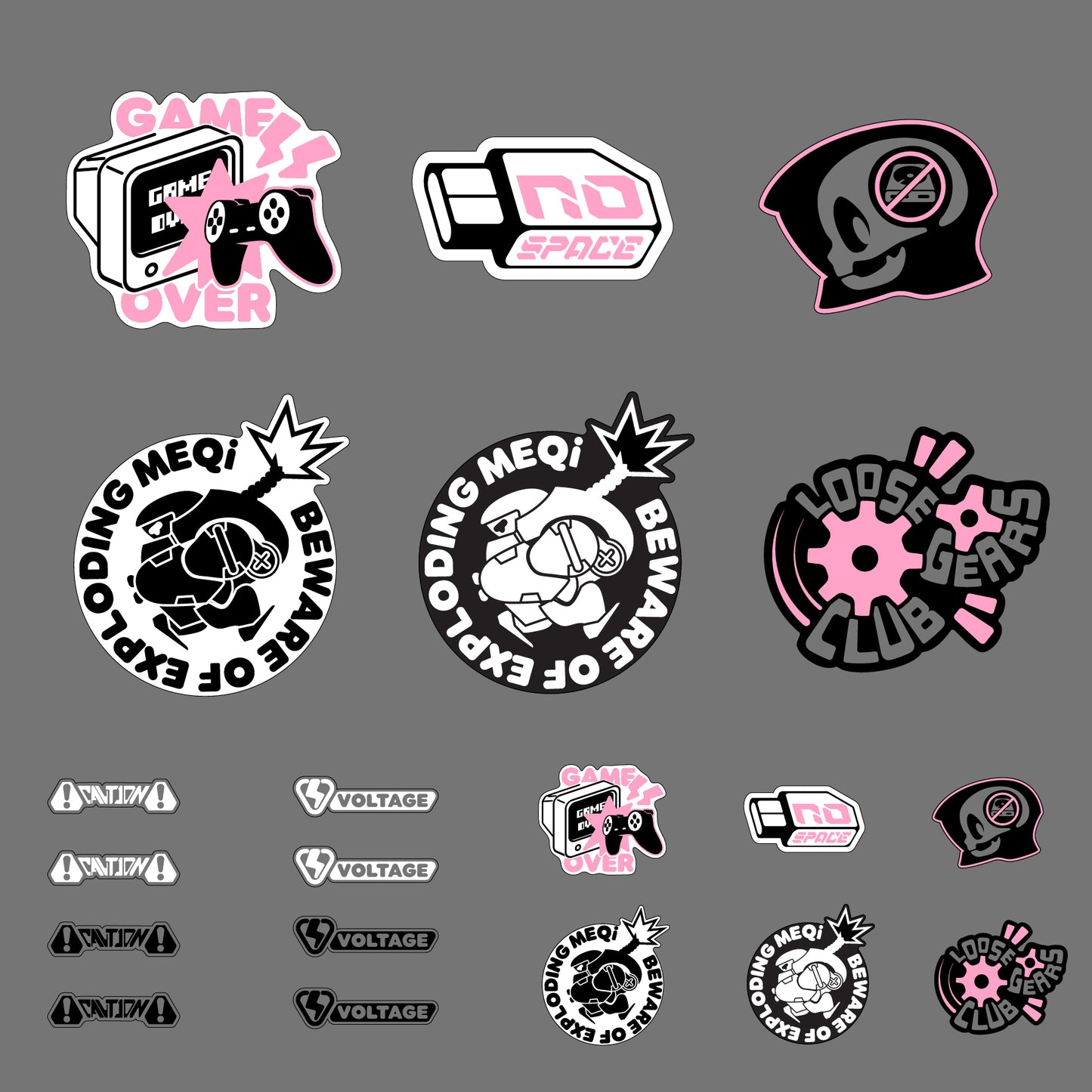 MEQi Sticker set