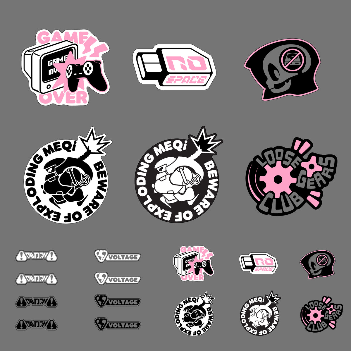 MEQi Sticker set