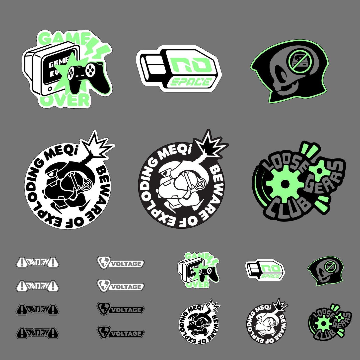 MEQi Sticker set
