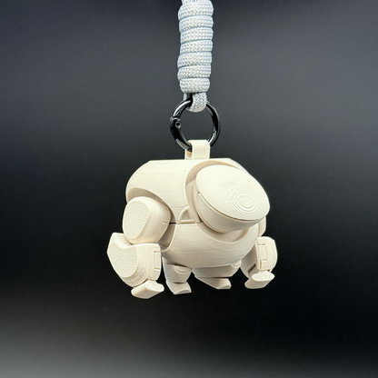 White MEQi Keychain