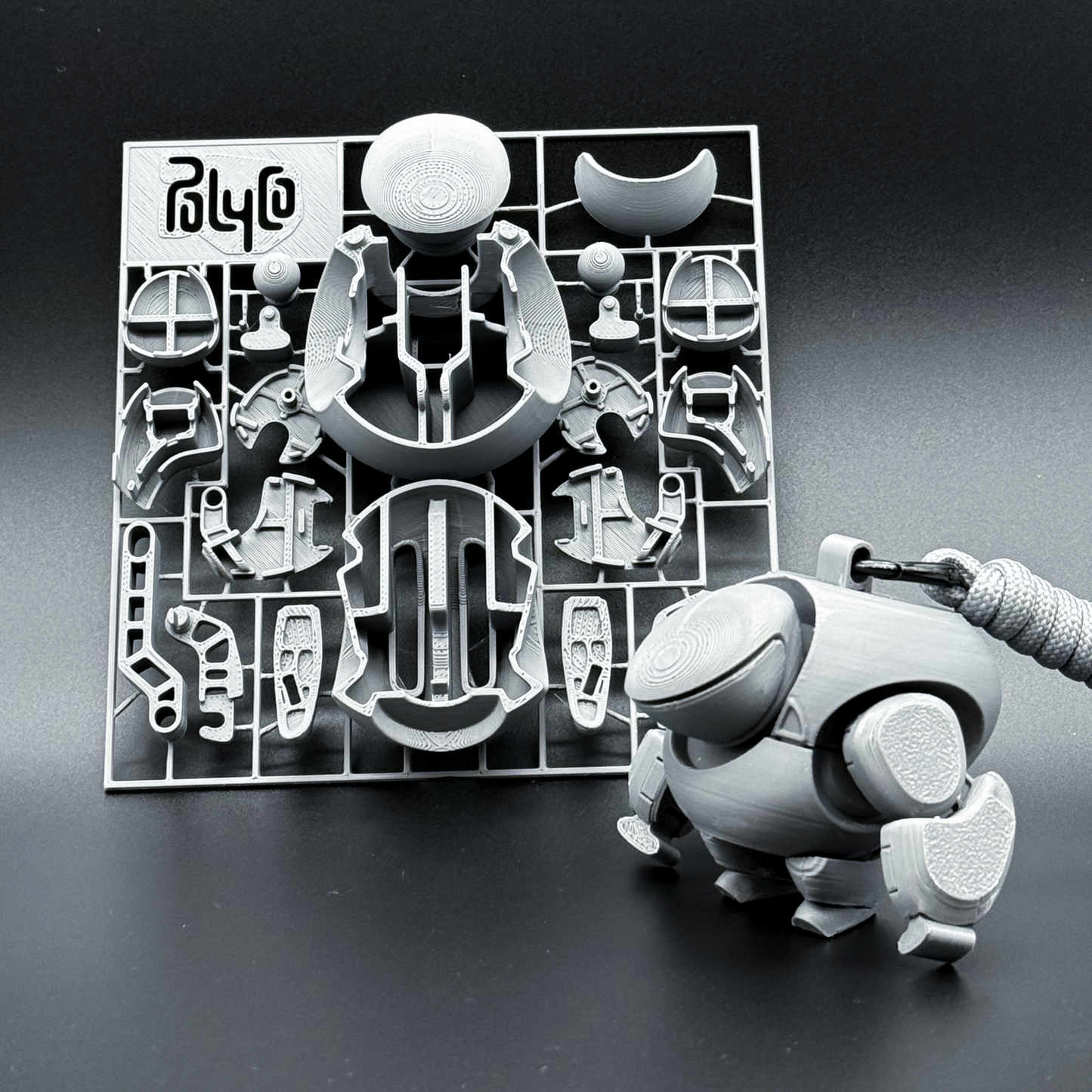 Grey MEQi Keychain Kit