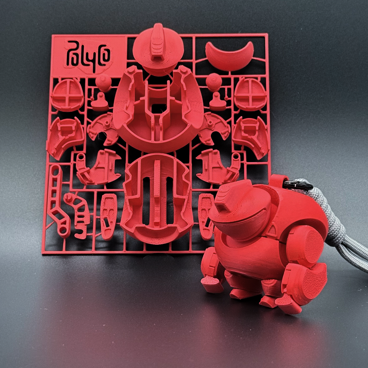 Red MEQi Keychain Kit
