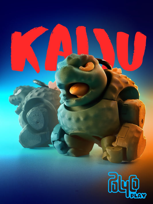 Kaiju model kit keychain_green