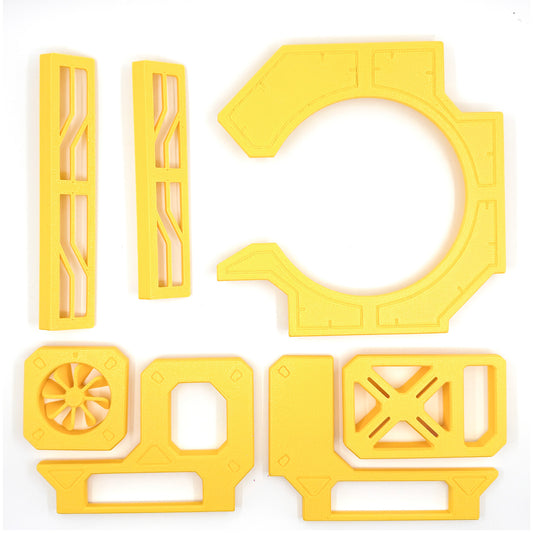 Yellow accent panels